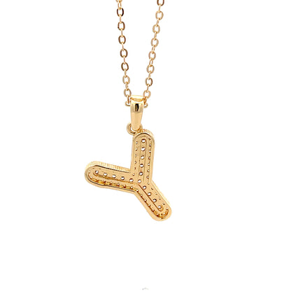 Venus Initial Necklace - Y