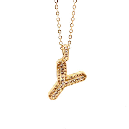 Venus Initial Necklace - Y