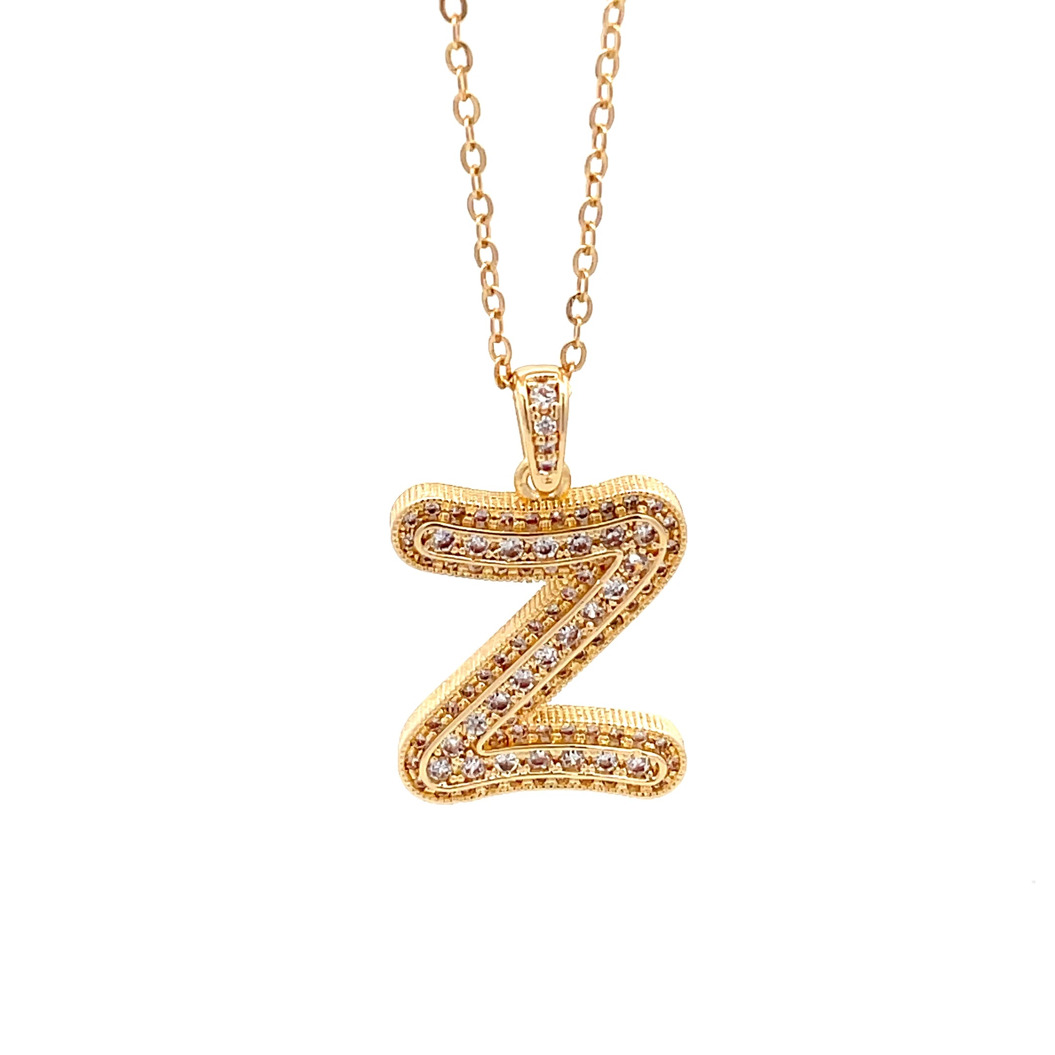 Venus Initial Necklace - Z – The One Jewelry
