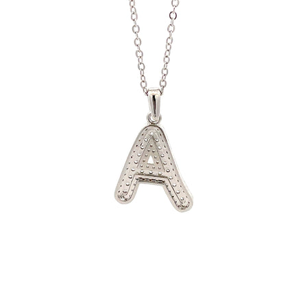 Venus Initial Necklace - A