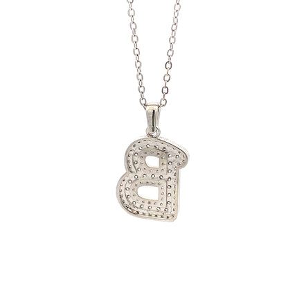 Venus Initial Necklace - B