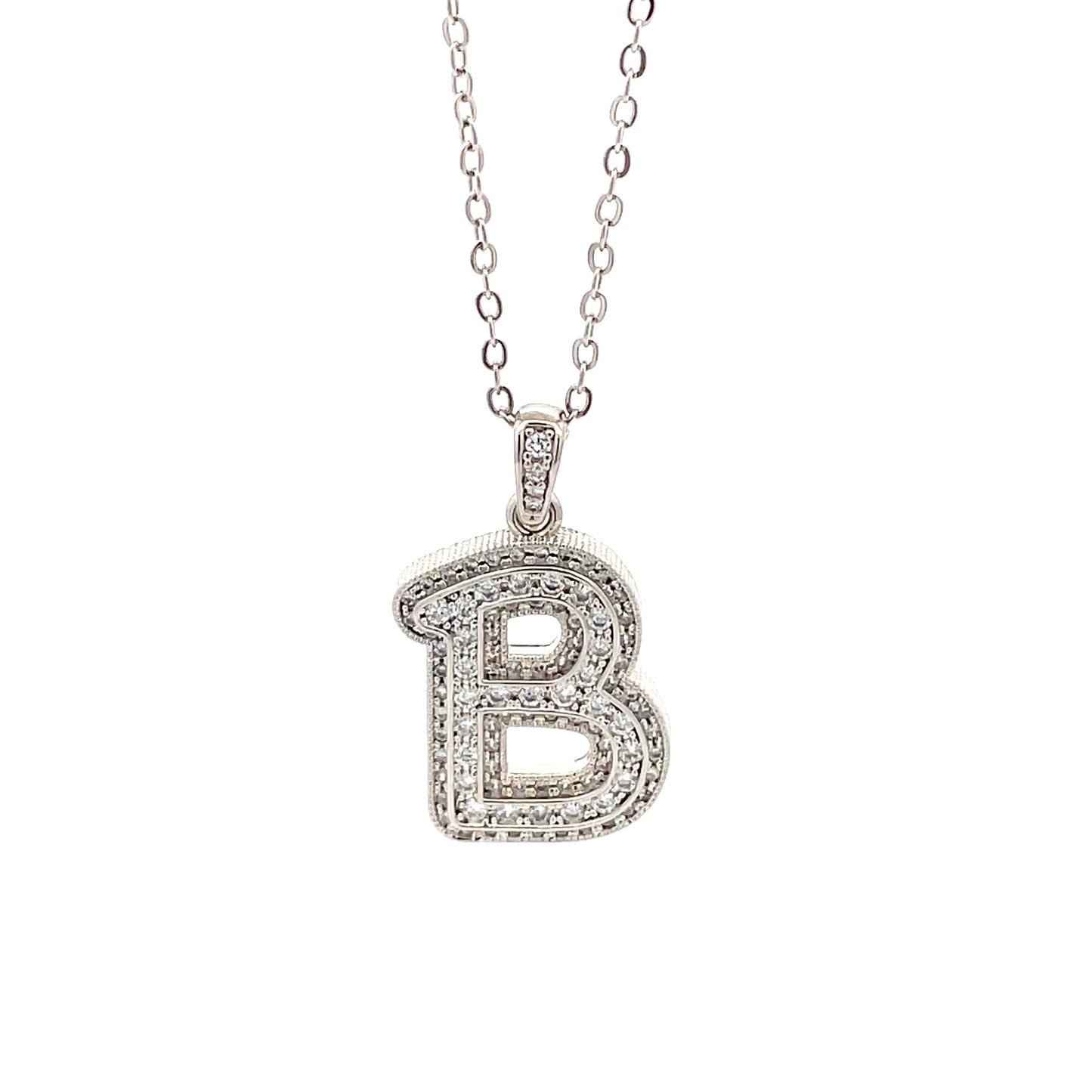 Venus Initial Necklace - B