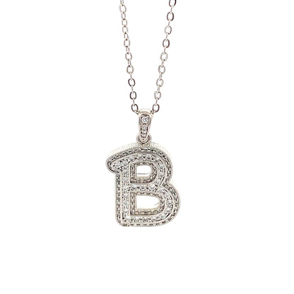 Venus Initial Necklace - B