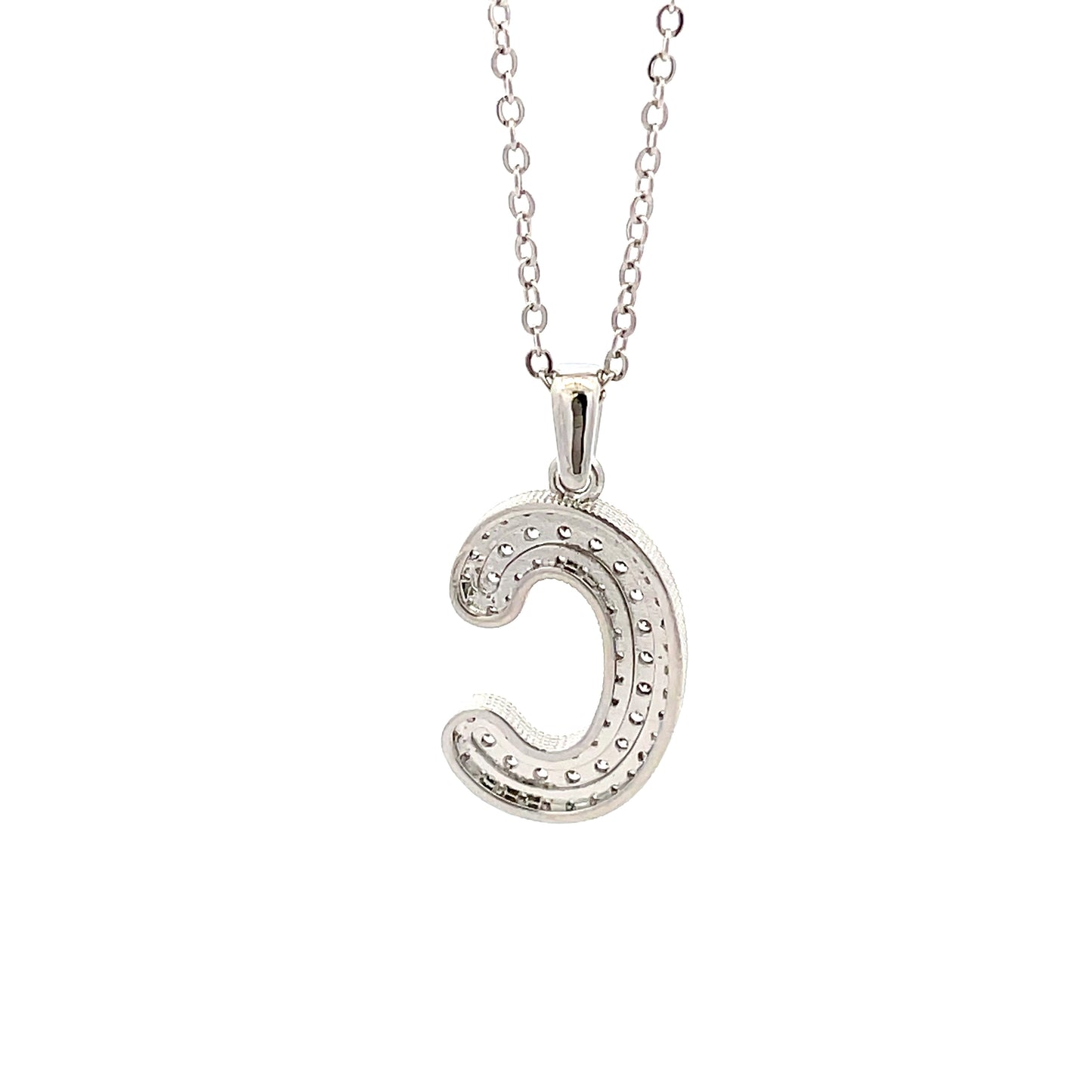 Venus Initial Necklace - C