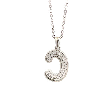 Venus Initial Necklace - C