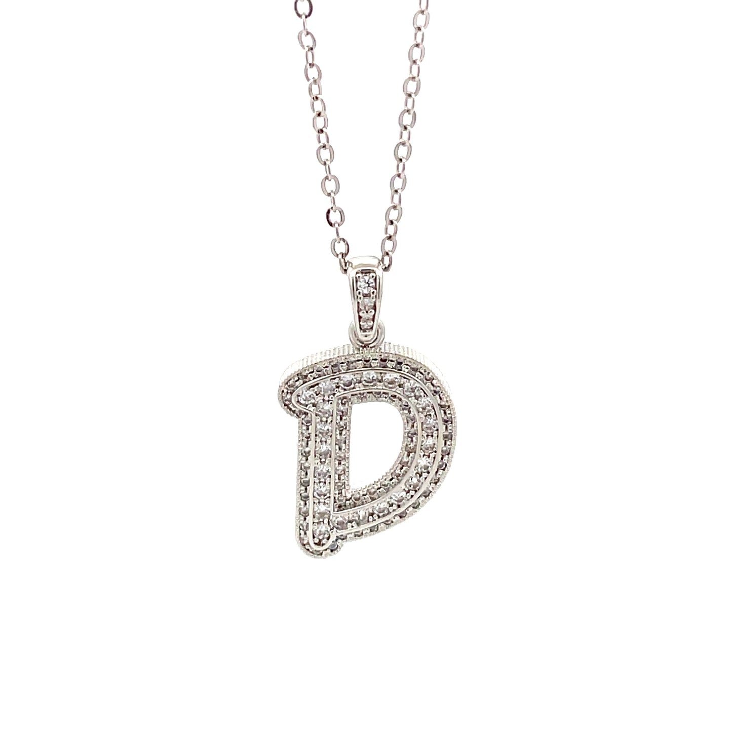 Venus Initial Necklace - D