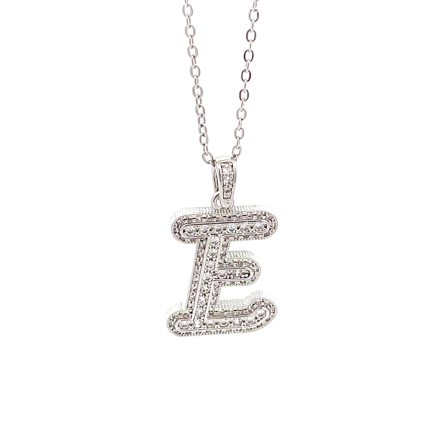 Venus Initial Necklace - E