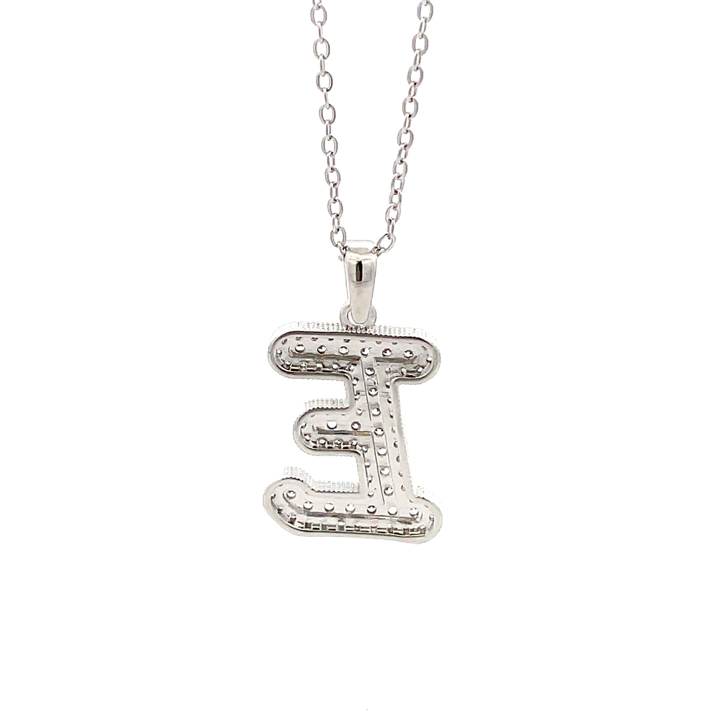 Venus Initial Necklace - E