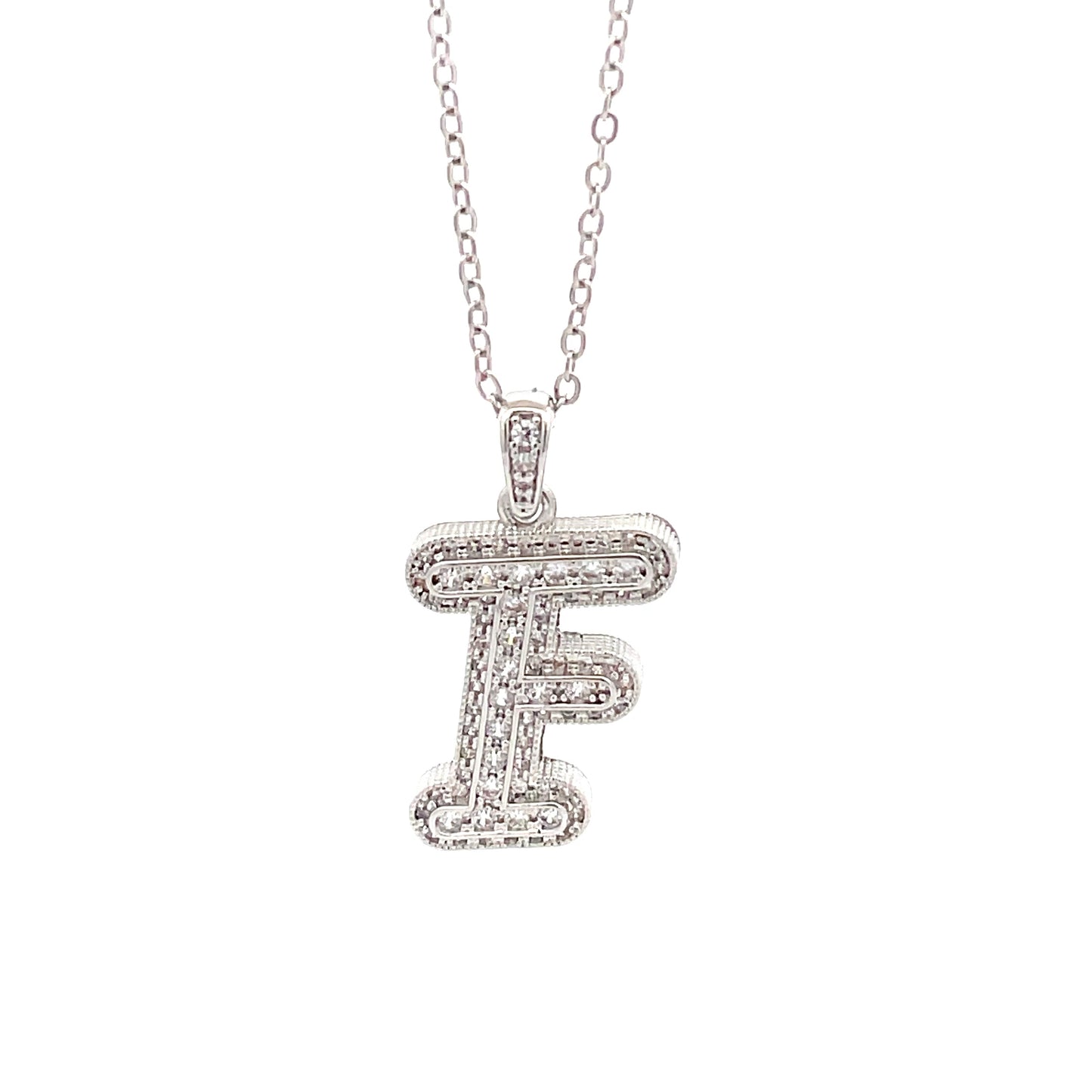 Venus Initial Necklace - F