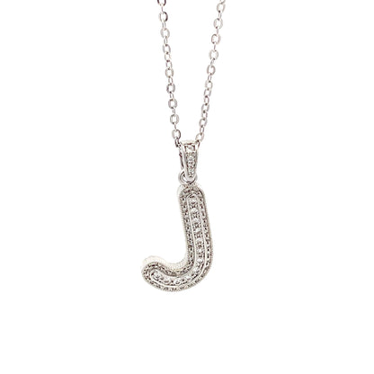 Venus Initial Necklace - J