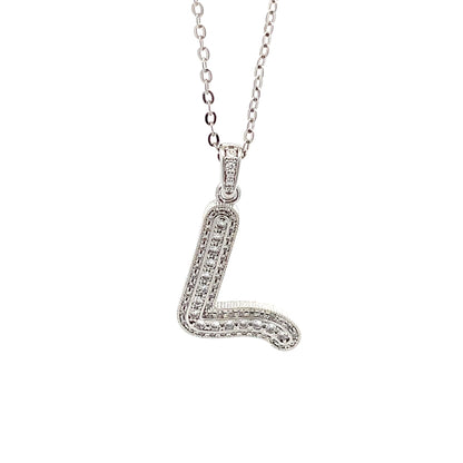 Venus Initial Necklace - L