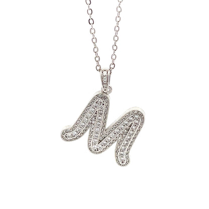 Venus Initial Necklace - M