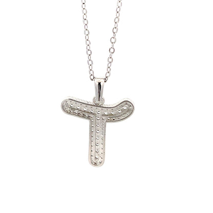 Venus Initial Necklace - T