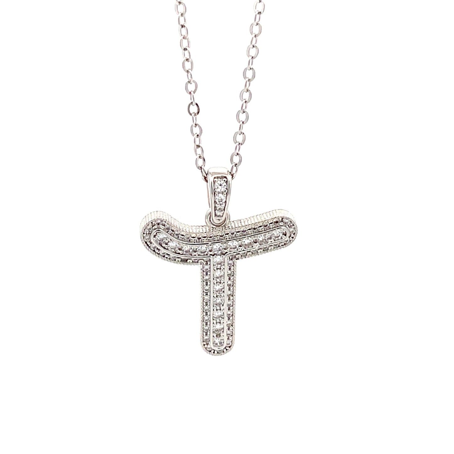 Venus Initial Necklace - T