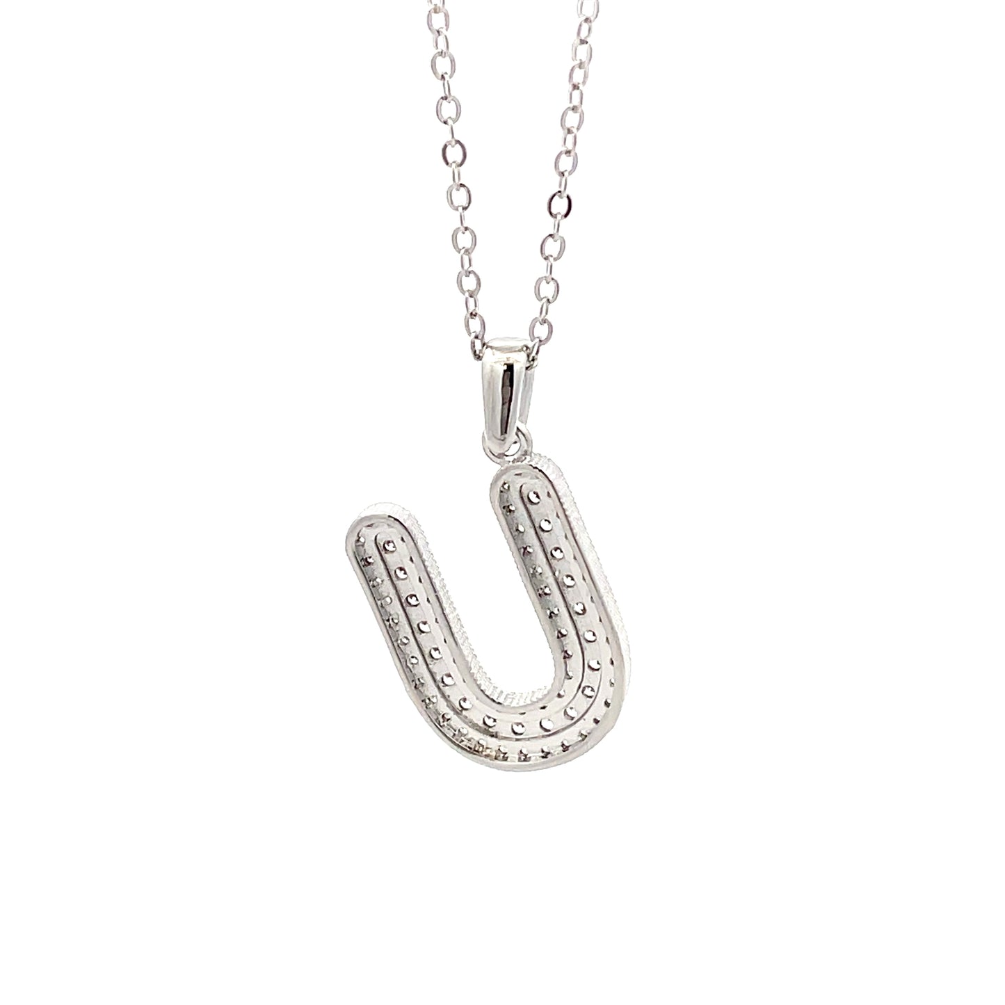 Venus Initial Necklace - U