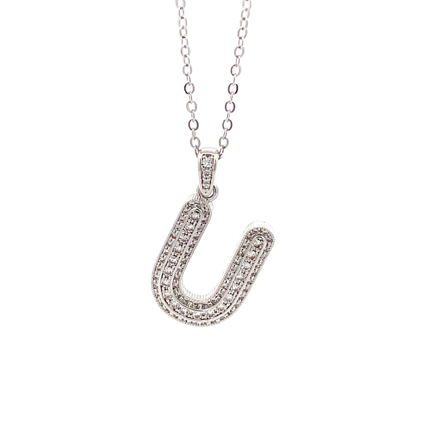 Venus Initial Necklace - U