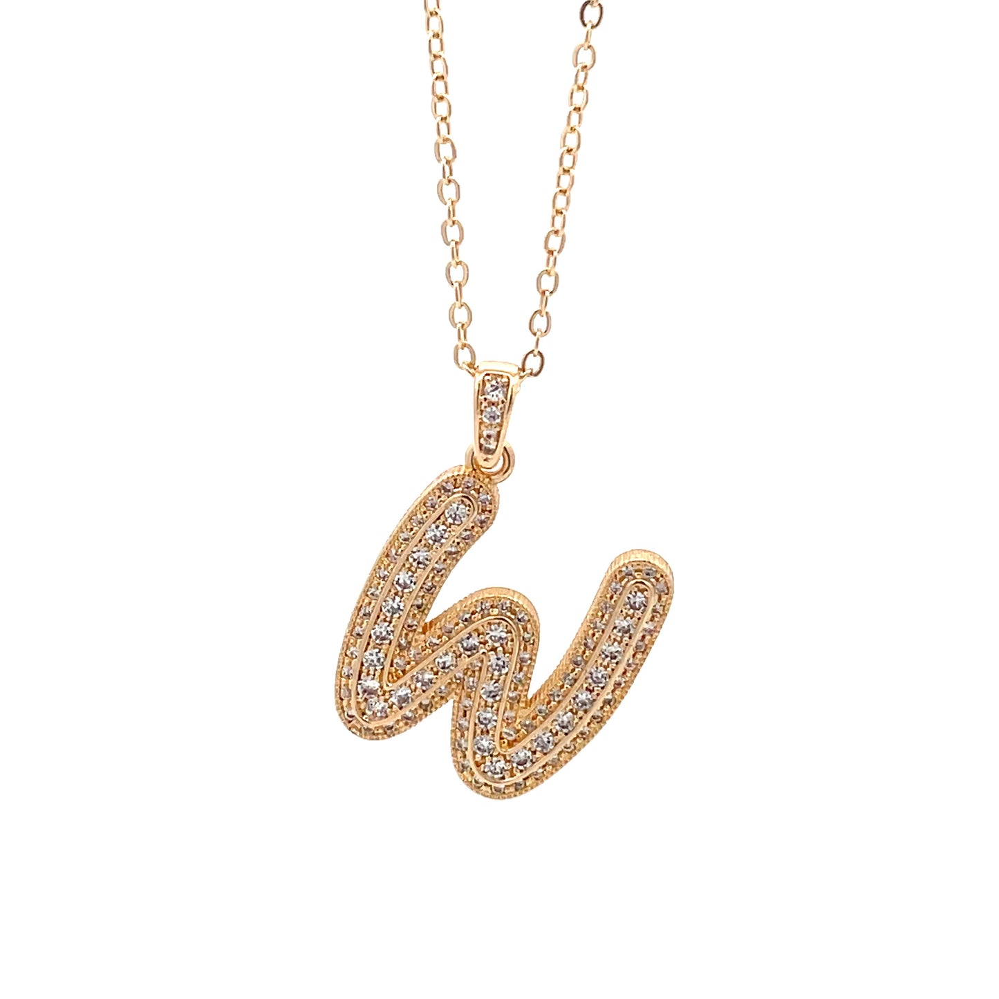 Venus Initial Necklace - W