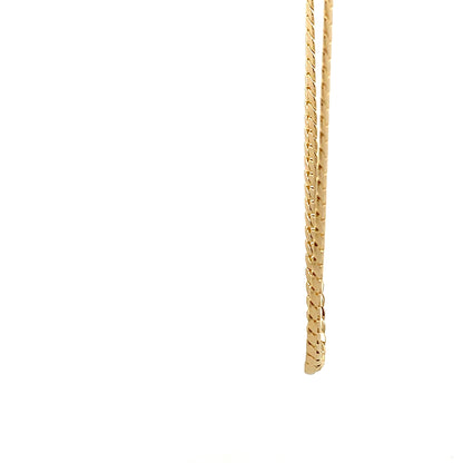 14K Anklet #08 - MIAMI (A) 10"