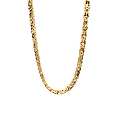 14K Anklet #08 - MIAMI (A) 10"