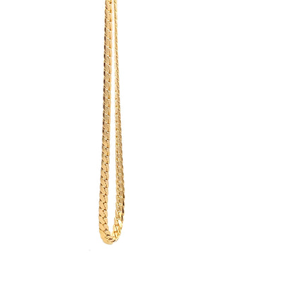 14K Anklet #09 - DESIGN MARINER 10"