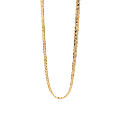 14K Anklet #09 - DESIGN MARINER 10"