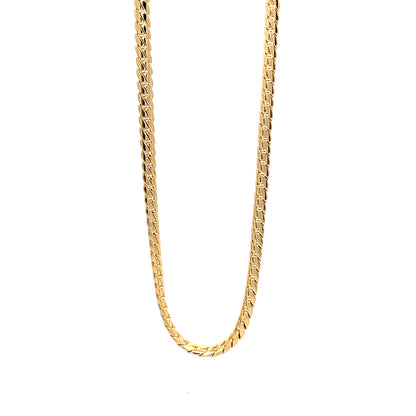 14K Anklet #09 - DESIGN MARINER 10"