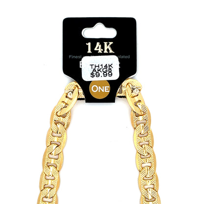 Thick 14K Anklet - Style 08