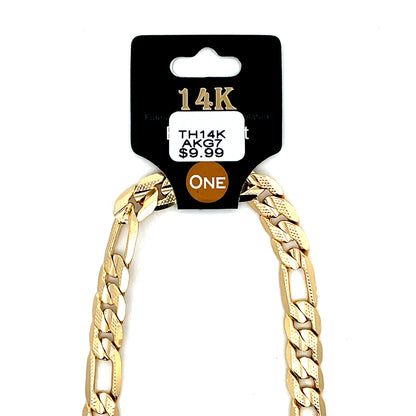 Thick 14K Anklet - Style 07