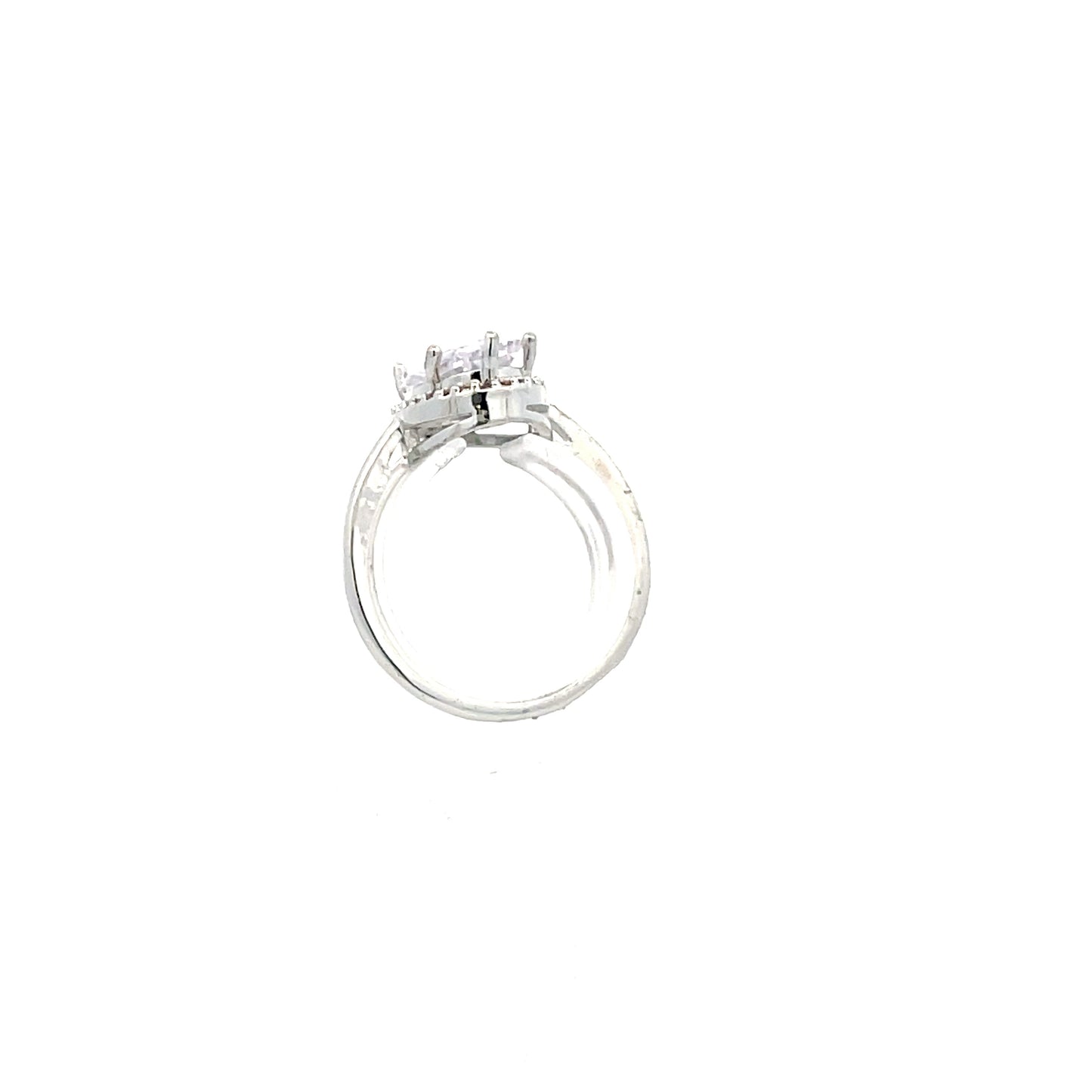 Solitaire Oval-shaped Fashion Ring - Style 3