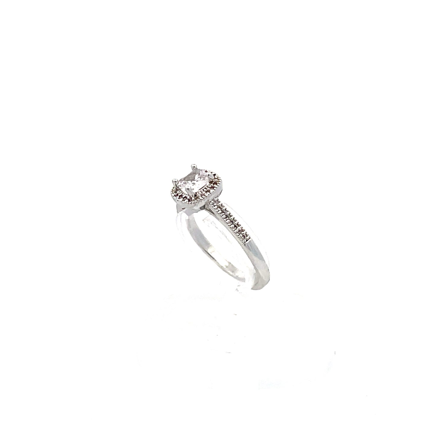 Square Cushion-Cut Fashion Ring - Style 6