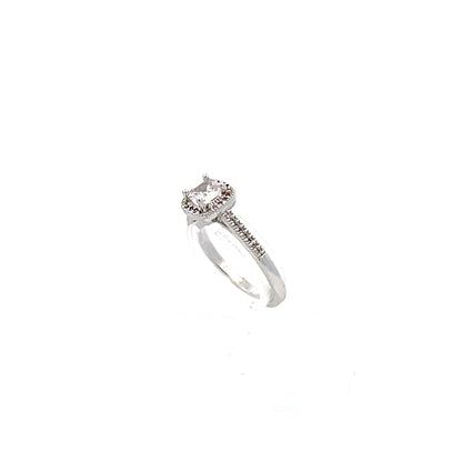 Square Cushion-Cut Fashion Ring - Design 06