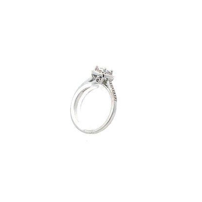 Square Cushion-Cut Fashion Ring - Design 06