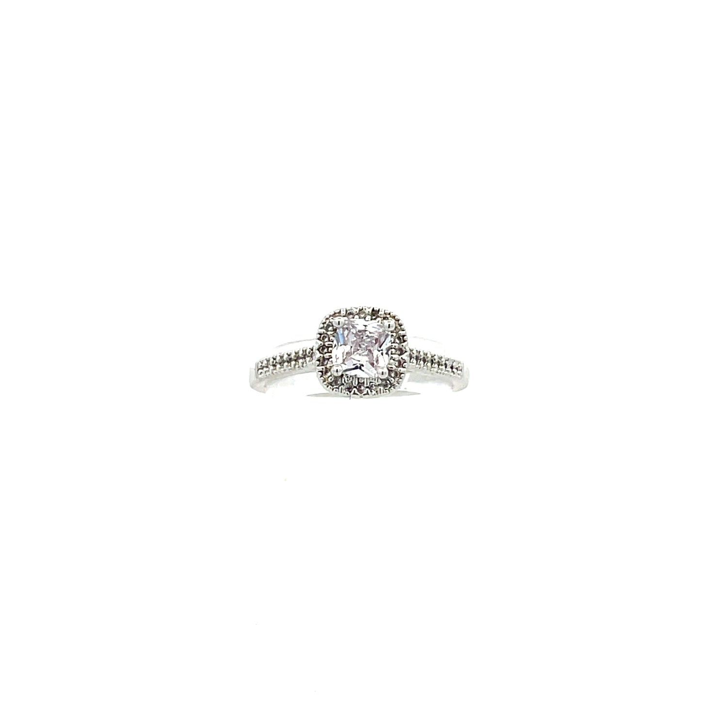 Square Cushion-Cut Fashion Ring - Style 6