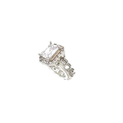 Emerald-Cut Fashion Ring - Design 16