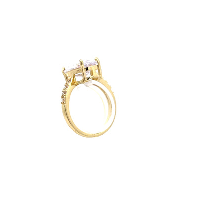 Halo Oval-shaped Fashion Ring - Design 08