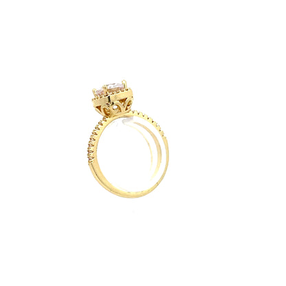 Cushion & Round-Cut Fashion Ring - Design 10