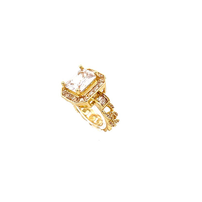Emerald-Cut Fashion Ring - Design 16