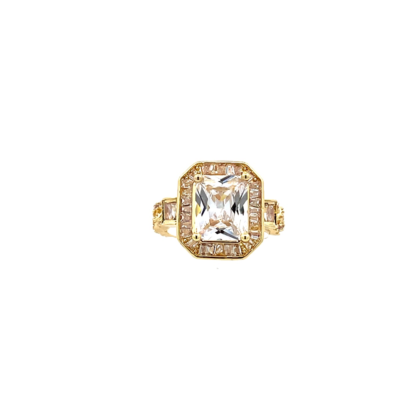 Emerald-Cut Fashion Ring - Style 16