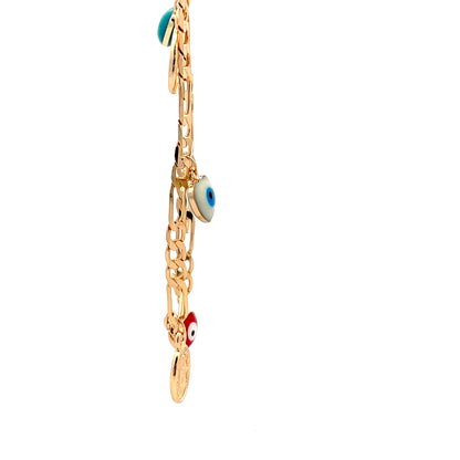 Evil Eye Anklet - Design 01