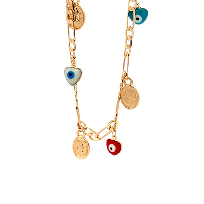 Evil Eye Anklet - Design 01