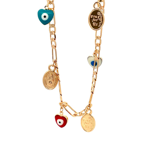 Evil Eye Anklet - Design 01