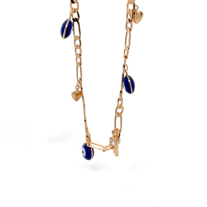 Evil Eye Anklet - Design 02