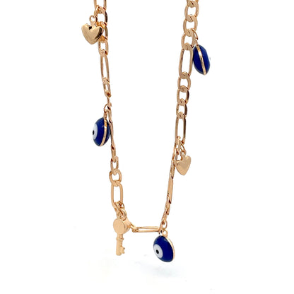 Evil Eye Anklet - Design 02