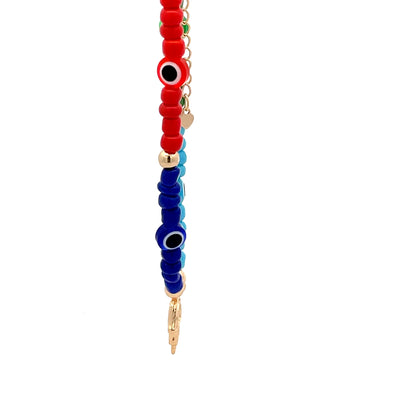 Evil Eye Anklet - Design 04