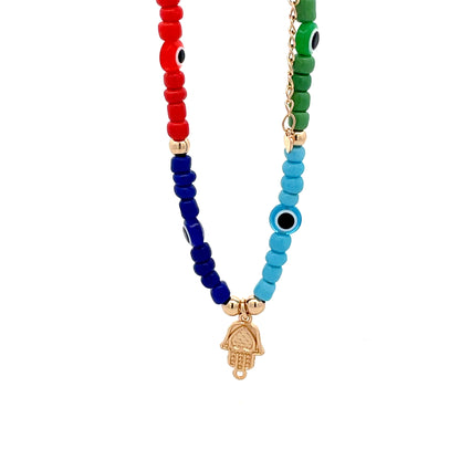 Evil Eye Anklet - Design 04