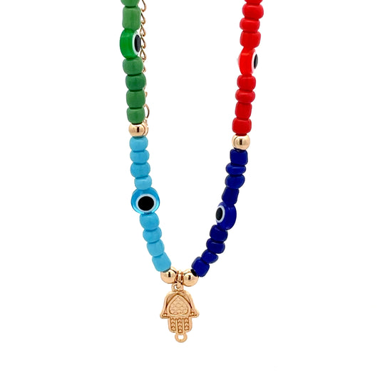 Evil Eye Anklet - Design 04