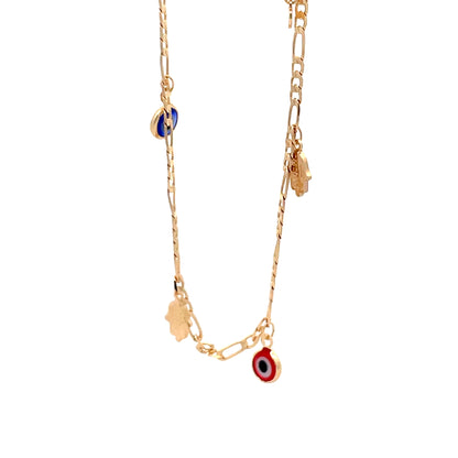 Evil Eye Anklet - Design 05