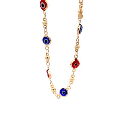 Evil Eye Anklet - Design 07