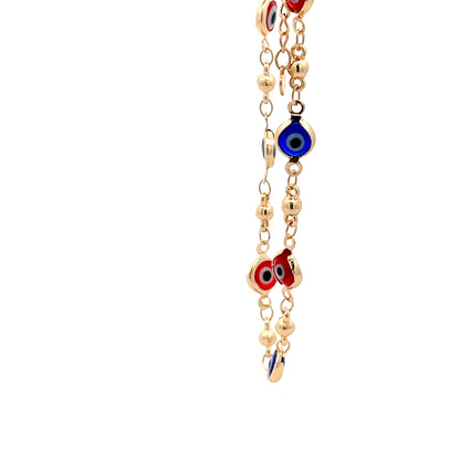 Evil Eye Anklet - Design 07