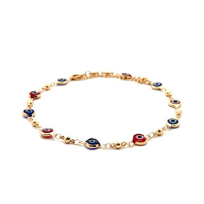 Evil Eye Anklet - Design 07